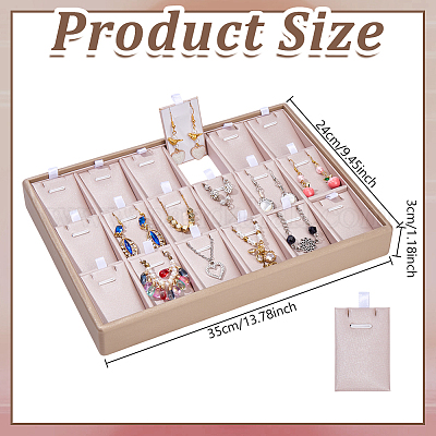 1 шт. деревянные подставки для ожерелий и подвесок ODIS-AR0001-08-1