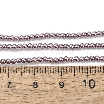 Гальванические оболочки жемчужные бусы пряди BSHE-G041-2mm-02-1