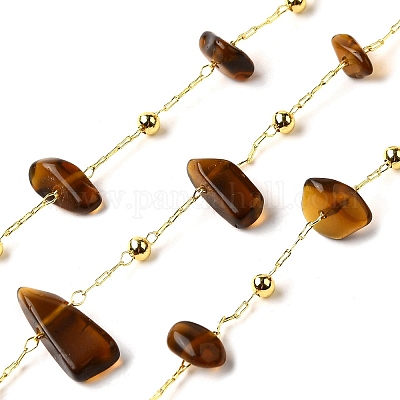 Цепочки из стеклянных бусин ручной работы CHC-F020-07G-01-1