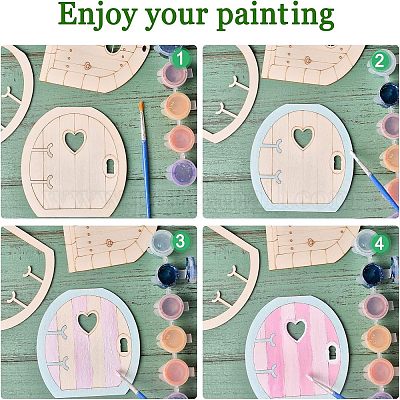 20 шт. 2 стиля кабошонов из натурального дерева WOOD-NB0001-72-1