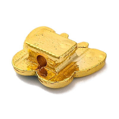 Подвески из латуни с покрытием стойки и искусственным жемчугом из АБС-пластика KK-S406-06A-1