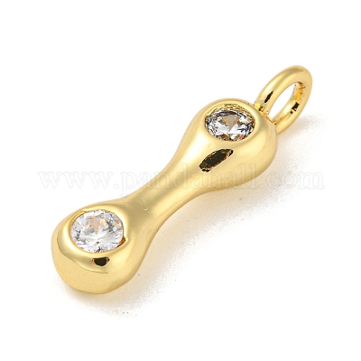 Стойки обшивки латунь микро проложить Циркон подвеску KK-A200-24G-I-1