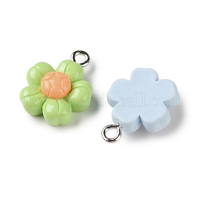 Подвески из непрозрачной смолы RESI-I352-02P-02-1