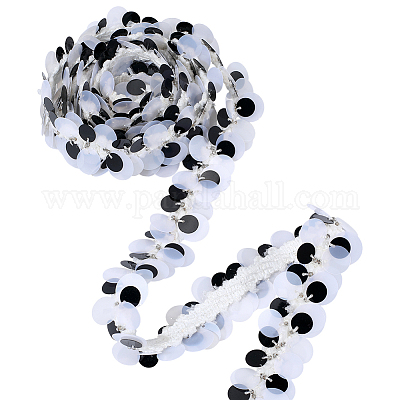 2 Yards Polyester-Perlenbesatz&nbsp;SRIB-PH0001-85-1