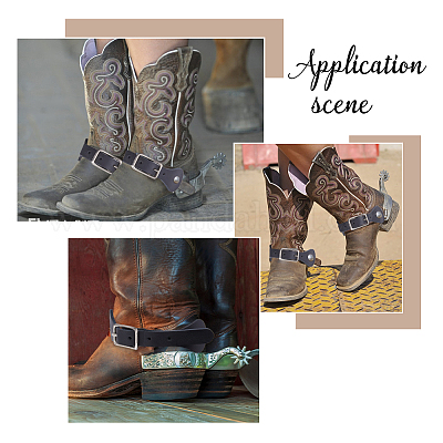 2 пара кожаных ремней для шпор FIND-FH0011-13-1