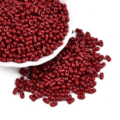 Непрозрачные акриловые бусины MACR-T048-02O-1