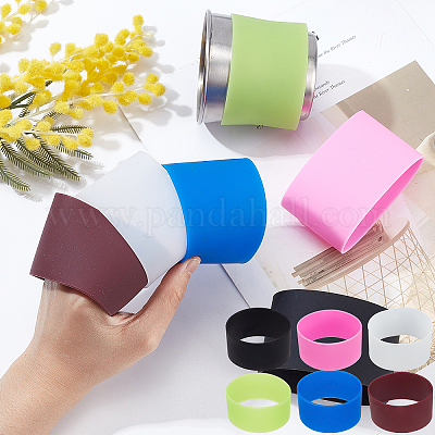 Wholesale GORGECRAFT 6 Colors Silicone Bands for Sublimation Tumbler  Reusable Cup Sleeve Nonslip Heat Resistant Rubber Bands Paper Holder Ring  Elastic Bands for Thermoses Travel Mugs Water Bottle 