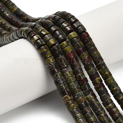 Бисер натуральный дракон крови пряди&nbsp;G-Z110-A30-2x4mm-1