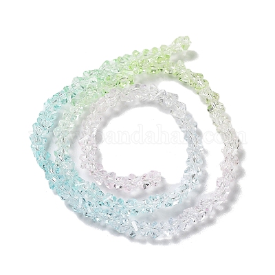 Прозрачные стеклянные бусины GLAA-H023-03J-1