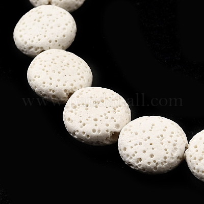 Бусы из натуральной лавы G-I034-A01-01B-1