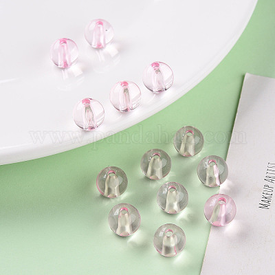 Прозрачные акриловые бусины&nbsp;MACR-S370-A10mm-702-1