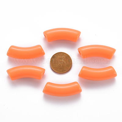 Непрозрачные акриловые бусины MACR-S372-001B-S025-1