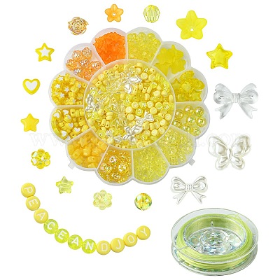 DIY акрил и АБС-пластик бусины с имитацией жемчуга браслеты наборы для изготовления ювелирных изделий DIY-FS0006-24A-1