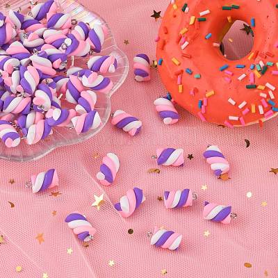 Подвески из полимерной глины ручной работы CLAY-T016-83G-1