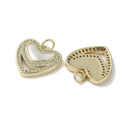 Латунные микро проложить кубического циркония подвески KK-G485-34D-G-1