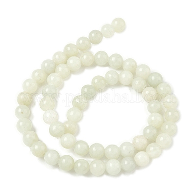 Природного нефрита Xiuyan бисер нитей G-Z085-A01-6mm-1