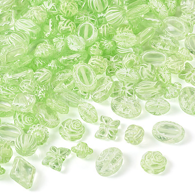 100g transparente Acrylperlen&nbsp;OACR-TA0003-22D-1