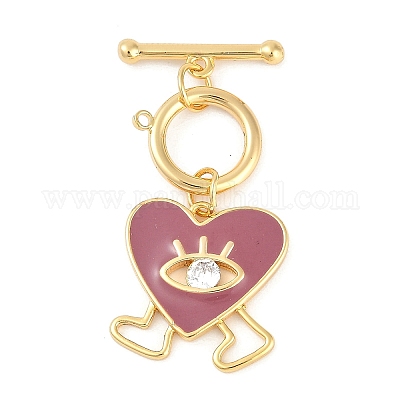 Латунные застежки-молнии из прозрачного кубического циркония KK-K391-25G-1