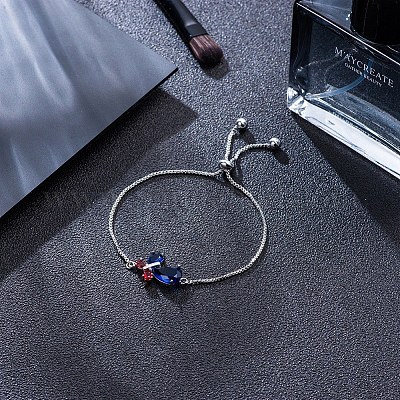 Браслеты-слайдеры из экологически чистой латуни с гальваническим покрытием BJEW-EE0005-10P-1