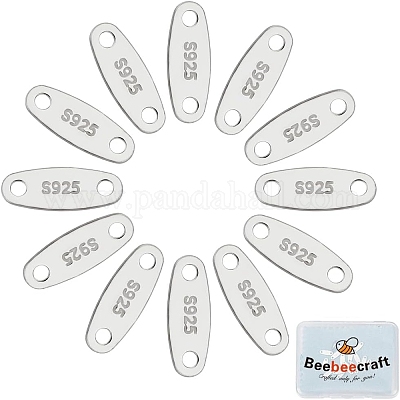 20 шт. 925 звена из стерлингового серебра&nbsp;STER-BBC0007-42-1