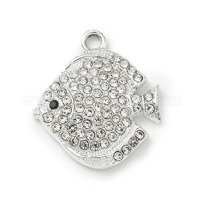 Подвески из сплава и страза PALLOY-P313-12B-P-1