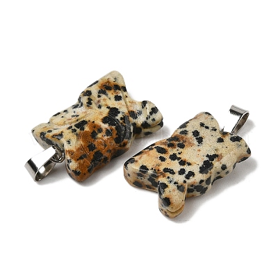 Природные яшмы далматин подвески G-B127-09P-08-1