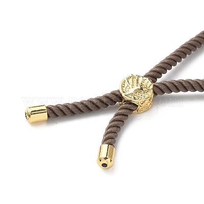 Изготовление браслетов из хлопка KK-F758-03-06-G-1