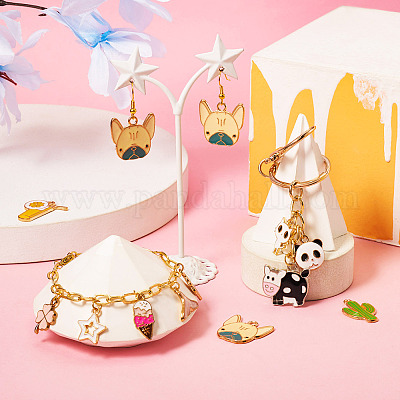 Подвески из эмали и сплава ENAM-CD0001-02-1