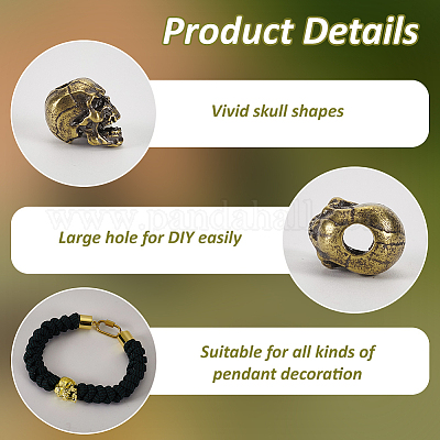 3шт 3 стиля латунные бусины KK-FG0001-20-1