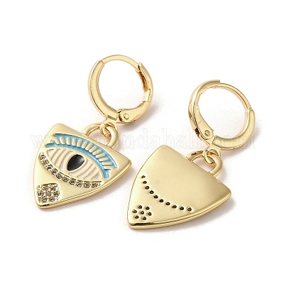 Серьги с подвесками из латуни EJEW-Q797-24G-03-1