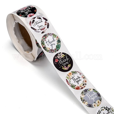 1 дюймовые наклейки с благодарностью DIY-G013-A13-1