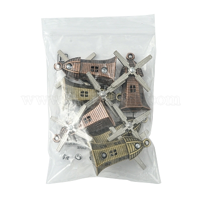 6 шт. 2 цвета подвески из сплава в тибетском стиле FIND-FS0002-56-1