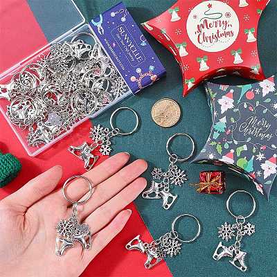 20шт брелок из сплава KEYC-SC0001-15B-1