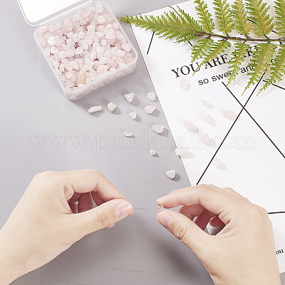 Природного розового кварца бусы G-CJ0001-11-1