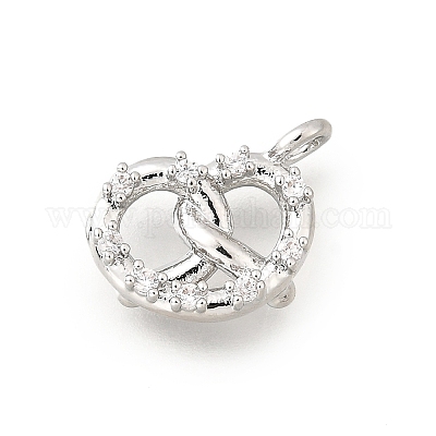 Латунные микро проложить кубического циркония подвески KK-Q097-05B-P-1