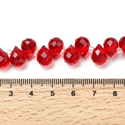 Прозрачные стеклянные бусины GLAA-Z017-01D-1