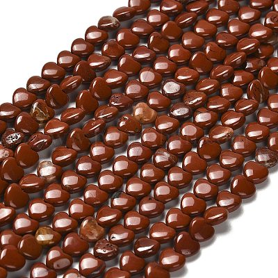 Натуральные красные яшмы бусы пряди G-P575-C02-6mm-1