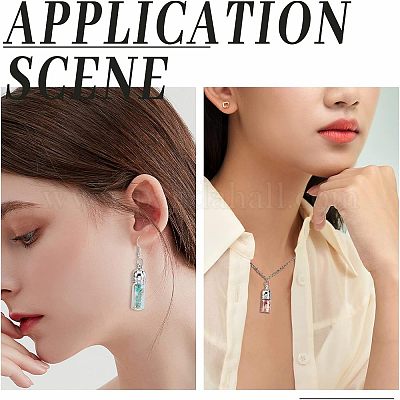 Подвески для стеклянных бутылок в стиле 12шт. FIND-NB0002-66-1