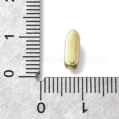 Латунные микро-паве кубические цирконии буквы многорядные звенья KK-D295-32G-09-1