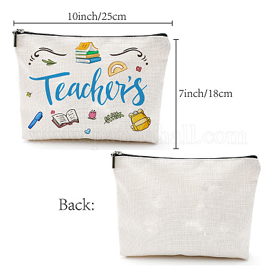 Поликоттоновые холщовые сумки-хранилища с тематикой медсестры ABAG-WH0029-113-1