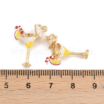 Латунь эмаль подвески KK-B157-20G-01-1