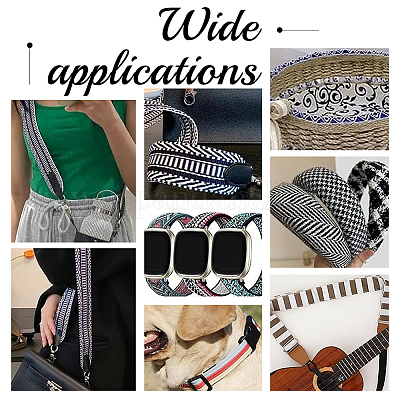 Полиэстеровые жаккардовые ленты с рисунком «в елочку» OCOR-PH0002-90A-1