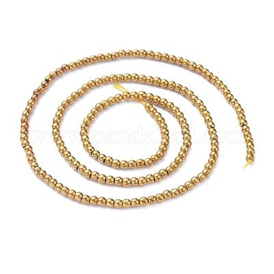 Стеклянные бусины с гальваническим покрытием &nbsp;EGLA-K014-A-FP05-1