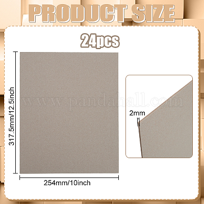 Прямоугольник крафт-бумага ДСП DIY-WH0479-84B-1