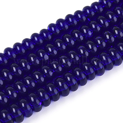 Прозрачные стеклянные бусины GLAA-ZX008-6mm-19F-1