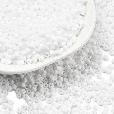 Матовые непрозрачные стеклянные бусины 12/0 шт.&nbsp;SEED-R029-2mm-A01-1