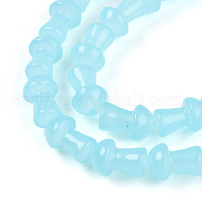 Выпечка окрашенные стеклянные бусины пряди DGLA-N007-01H-1