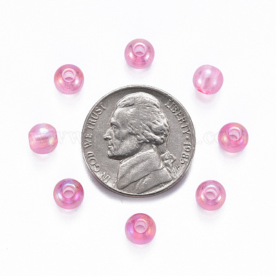 Прозрачные акриловые бусины MACR-S370-B6mm-704-1