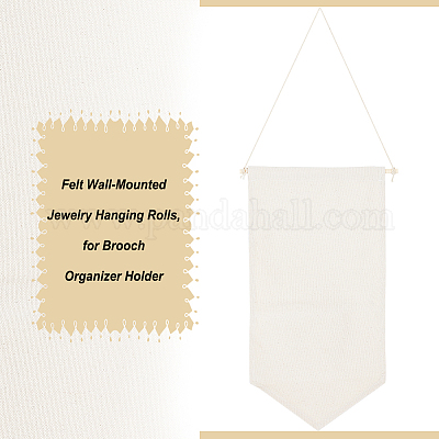 Настенная подвесная брошь из полиэстера HJEW-WH0071-11-1