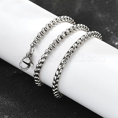 Не тускнеющие цепочки из нержавеющей стали 304 NJEW-O110-05H-P-1